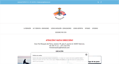 Desktop Screenshot of federacionvalencianamotonautica.com